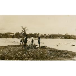 Leichhardt River in flood