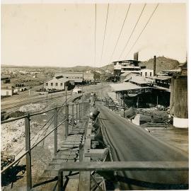 Looking down from the Slag Conveyor, Lead Smelter 