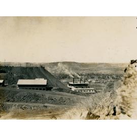 Looking east to Mines Power Station