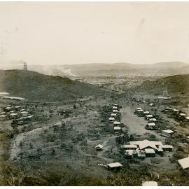 Looking east to Townside from Mineside with new MIM Hospital in lower right corner