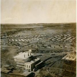 Mines Power Station and tent city