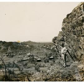 Looking south to Lawlor Shaft