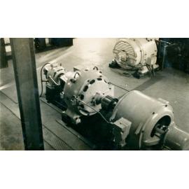 New motor generator set for Man and Supply winder postcard