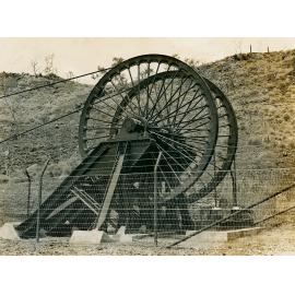 No 2 Ore Shaft sheave wheels completed 