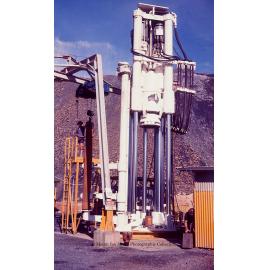 Robbins 81R raise borer wombat at north end, Mount Isa Mines, c.1971