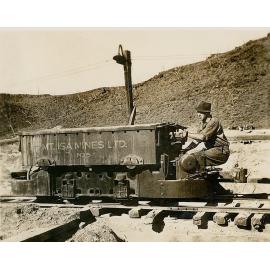 Battery mule No 5 on the surface