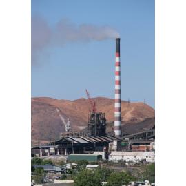 Copper smelter and stack, Mount Isa Mines, December 2021
