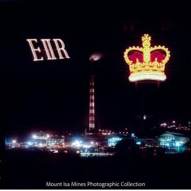 Composite image of Queen Elizabeth II visits Mount Isa, April 1970