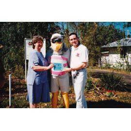 Blue Care Nursing awarding Eagle Boys Pizza
