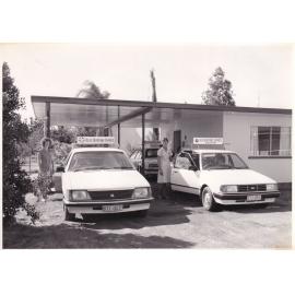 Blue Nursing Service cars