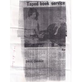 Taped book service article