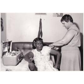 Blue Nursing Service nurse providing care