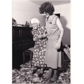 Blue Nursing nurse providing assistance