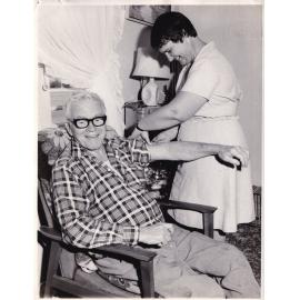 Blue Nursing Service nurse providing care