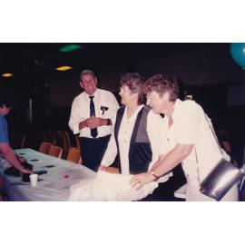 Blue Nursing Staff at function