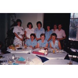 Blue Nursing Service staff at function