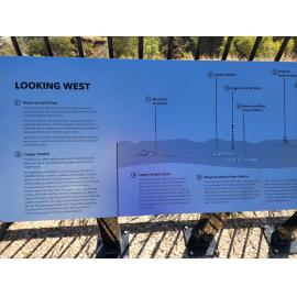 City Lookout sign, The Gap, August 2022