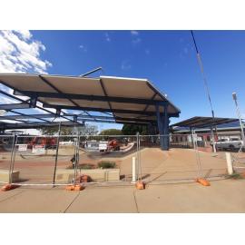 Community Skate Park under alteration, Parkside, September 2022