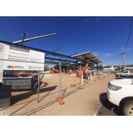 Community Skate Park under alteration, Parkside, September 2022