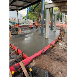 Family Fun Park under alteration, Parkside, November 2022