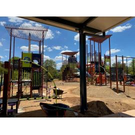 Family Fun Park under alteration, Parkside, November 2022