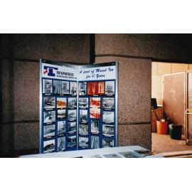 Transfield booth at Mount Isa Civic Center, c.1998
