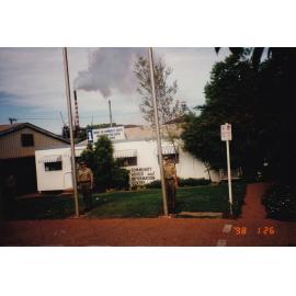 Flag raising Australia Day, January 1998