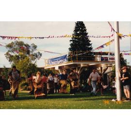 Australia Day potato sack race, January 1998