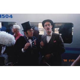 Mount Isa 75th celebrations at railway station, February 1998