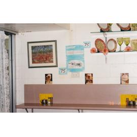 Local cafe decorated for Mount Isa's 75th celebration, February 1998