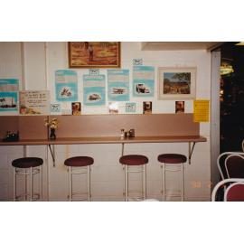 Local cafe decorated for Mount Isa's 75th celebration, February 1998