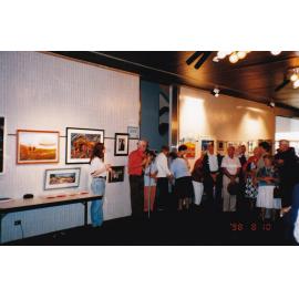 Art contest presentation at 75th celebration event, c.1998