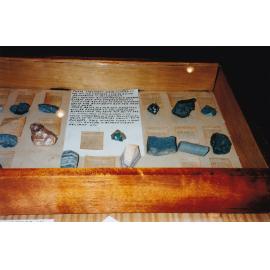 Mount Isa Lapidary Club specimen display, c.1998