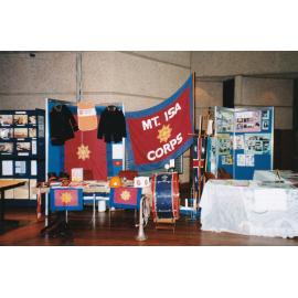 Mount Isa Corps booth at Mount Isa 75th celebration, c.1998