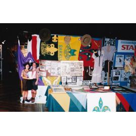 Barkly Scouts booth at Mount Isa 75th celebration, c.1998
