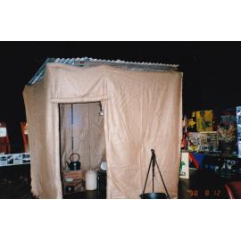 Tent House display at Mount Isa 75th celebration, c.1998