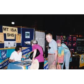 Mount Isa State High School booth at Mount Isa 75th celebration, c.1998