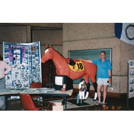 Isa Race Club booth at Mount Isa 75th celebration, c.1998