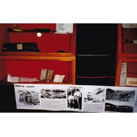 Historical items on display, c.1998