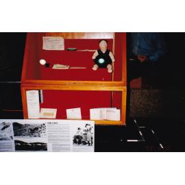 Historical items on display, c.1998