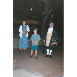 Costumed presenter at celebrations, c.1998