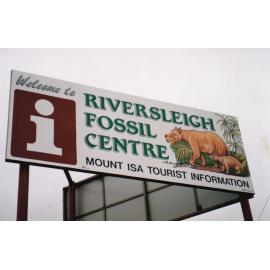 Riversleigh Fossil Discovery Centre sign, The Gap