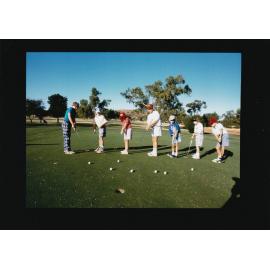Children practicing golf at Golf Club