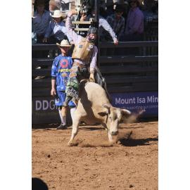 2nd Division Bull Ride, Mount Isa Mines Rodeo, August 2022