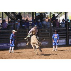 2nd Division Bull Ride, Mount Isa Mines Rodeo, August 2022
