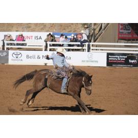 2nd Division Saddle Bronc, Mount Isa Mines Rodeo, August 2022