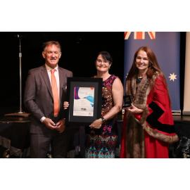 Nikki Row receives Citizen of the Year Award, January 2023
