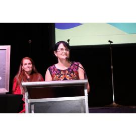 Nikki Row receives Citizen of the Year Award, January 2023