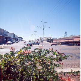 Looking North along Miles Street from Isa Street, c. May 1976 to 1980