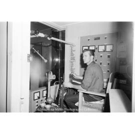 George Mackenzie Kibble winder driver, Mount Isa Mines, April 1972